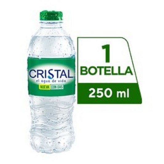 AGUA CRISTAL CON GAS X250