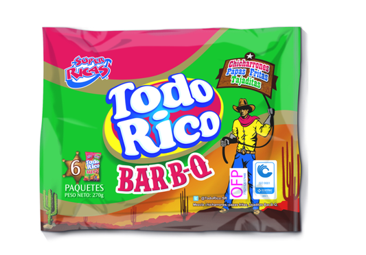 TODORICO SUPER RICAS BBQ 6X45