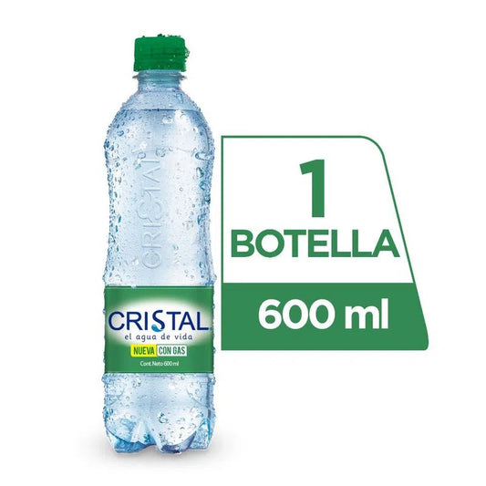 AGUA CRISTAL CON GAS X600