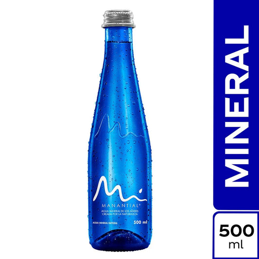 AGUA MANANTIAL VIDRIO X500