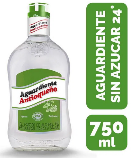 AGUARDIENTE ANTIOQUEÑO VERDE X750