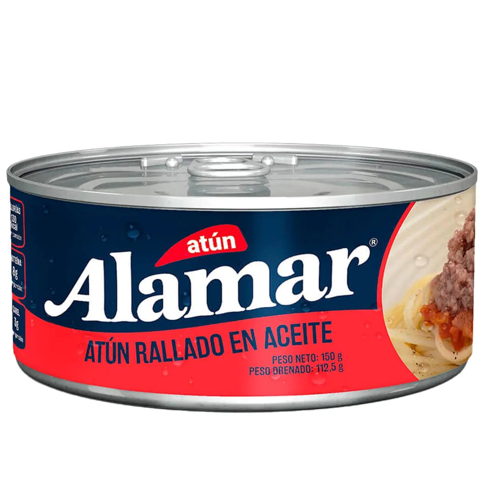 ATUN ALAMAR RALLADO EN ACEITE X150