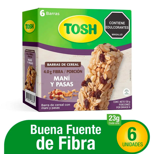 BARRAS TOSH AVENA PASAS X6