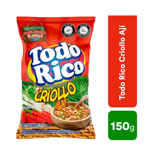 TODO RICO SUPER RICAS CRIOLLO AJI X150