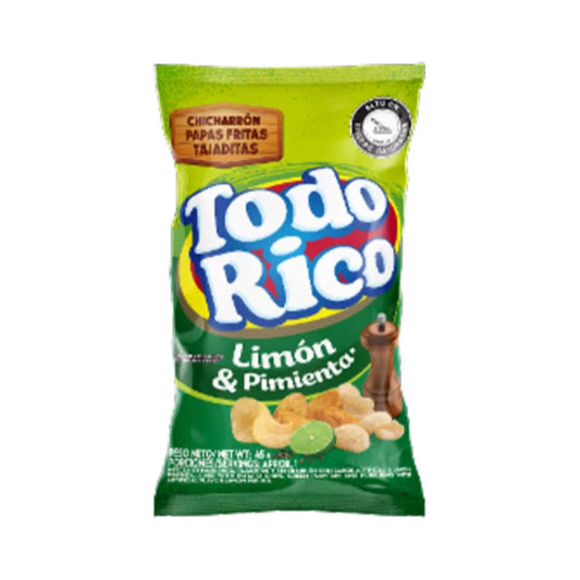 TODO RICO SUPER RICAS LIMON Y PIMIENTA X45