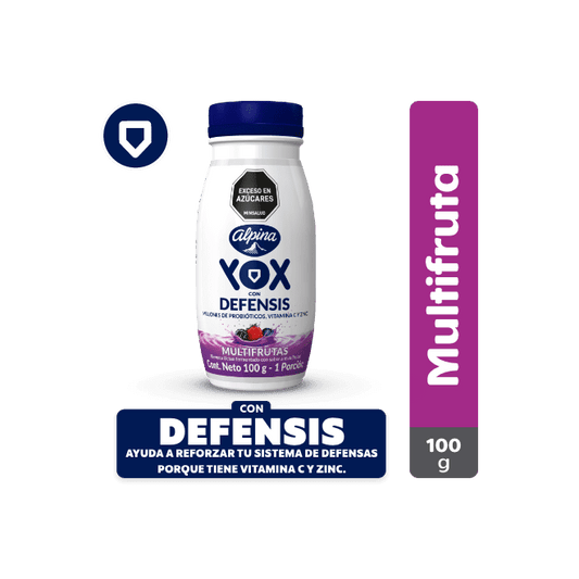 BEBIDA YOX CON DEFENSIS MULTIFRUTAS X100